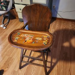 Antique 1940 High Chair 