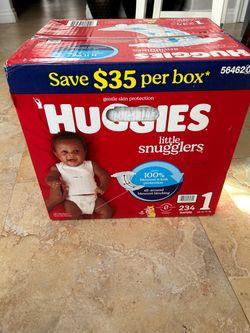 Huggies Little Snugglers Size 1 Diapers 234 Count