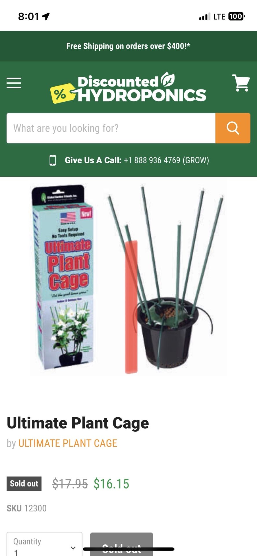 NEW Ultimate Plant Cage