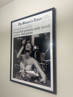 Black and white wall art