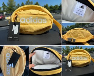 Adidas Waist Pack Fanny Pack Yellow Crossbody Belt Bag Unisex NWT
