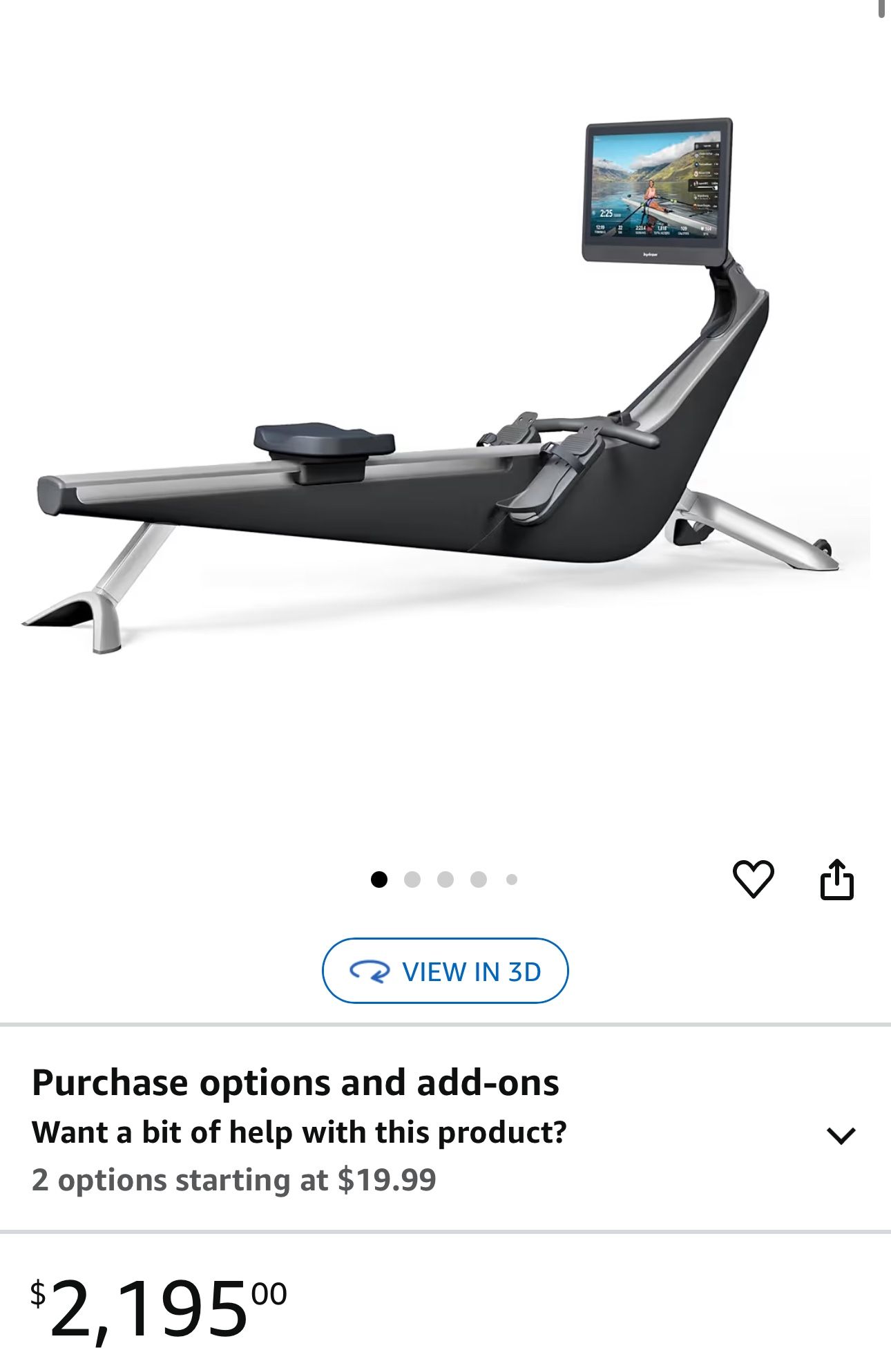 Hydrow Pro Rowing Machine 