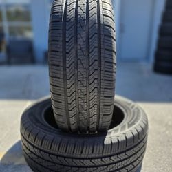 245 55 19 (2) (P8) TIRES COOPER ENDEAVOR PLUS   90% TREAD 