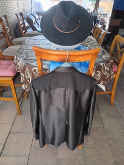 Country style jacket and hat