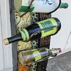 Wine Bottle Wall Rack $10! MUST SELL!