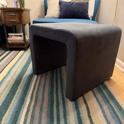 Velvet Ottoman Footrest