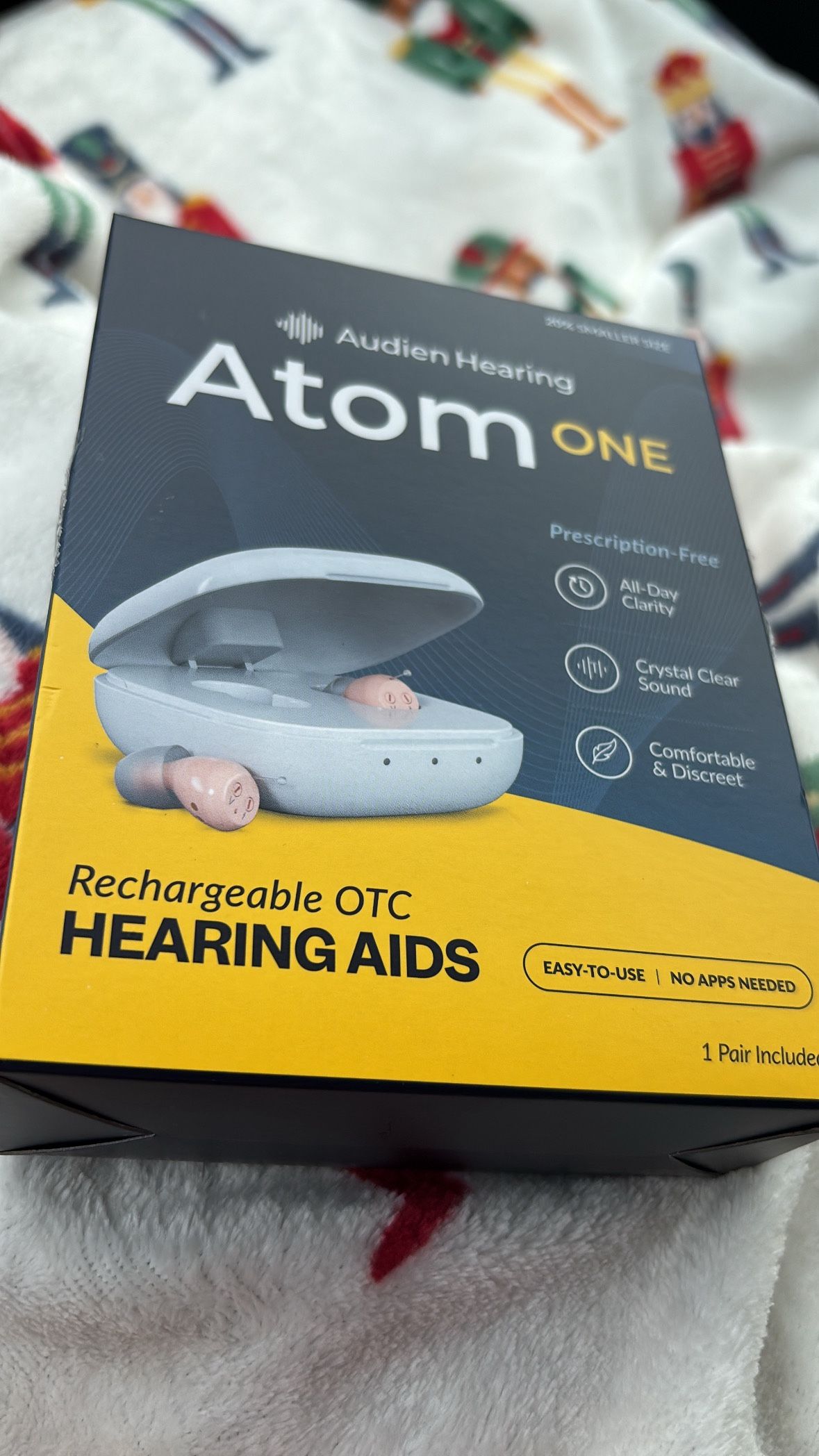 Atom One Rechargeable OTC Hearing Aids