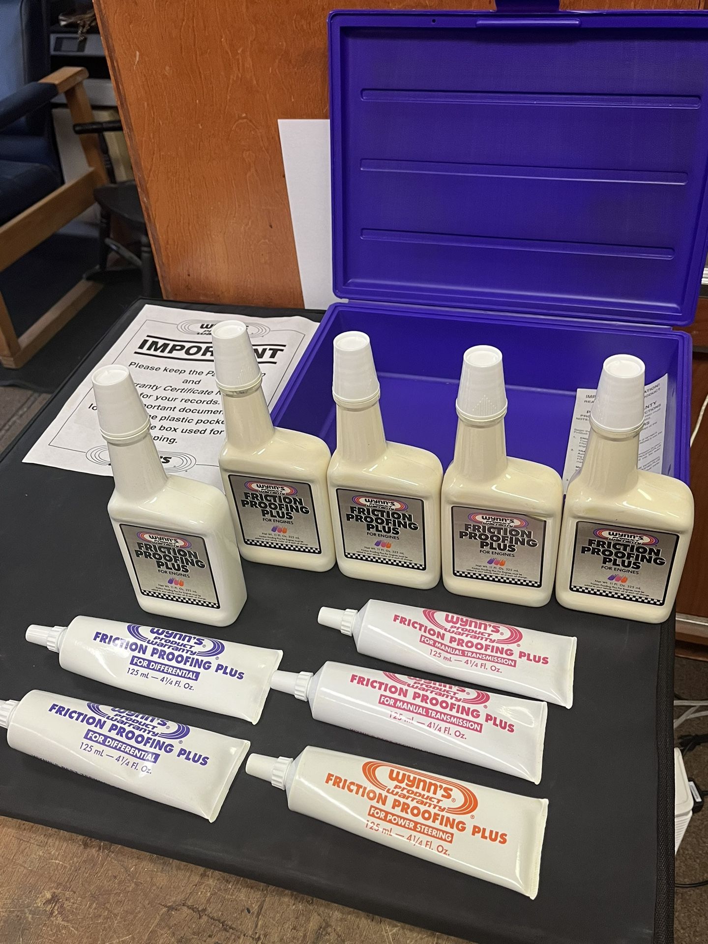 Wynn’s Product Warranty Friction Proofing Additives