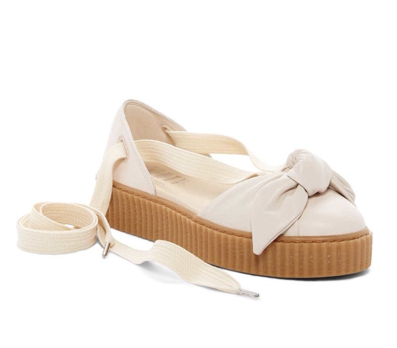 Rihanna’s puma Fenty creeper sandal tint pink