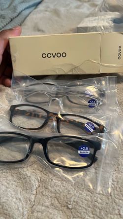 CCVOO Blue Light Reading Glasses +2.0 – 3 Pack