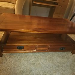 Coffee Table With Pull Tables