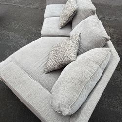 Modern Light Gray Modular Sofa - Mor Furniture 