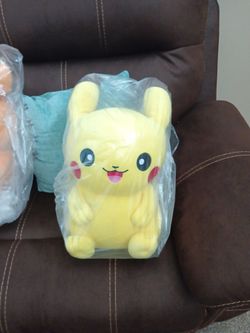 For sale Pokemon plushies,Mario Bros character and La BuBu backpack all like new condition, please see pictures for more details.