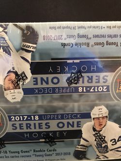 1st SEASON !!!UPPER DECK UNOPENED Box 2017-2018 Series 1… HOCKEY CARDS Vegas Knights