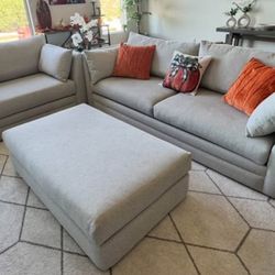 Living Spaces Grey Couch