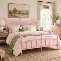 Queen bed frame vintage