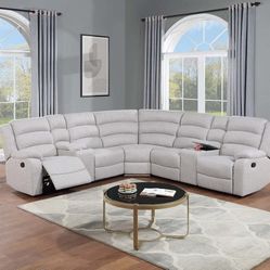 Sectional Set Manual Motion W/Console