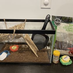 Hermit Crab Terrarium, Supplies