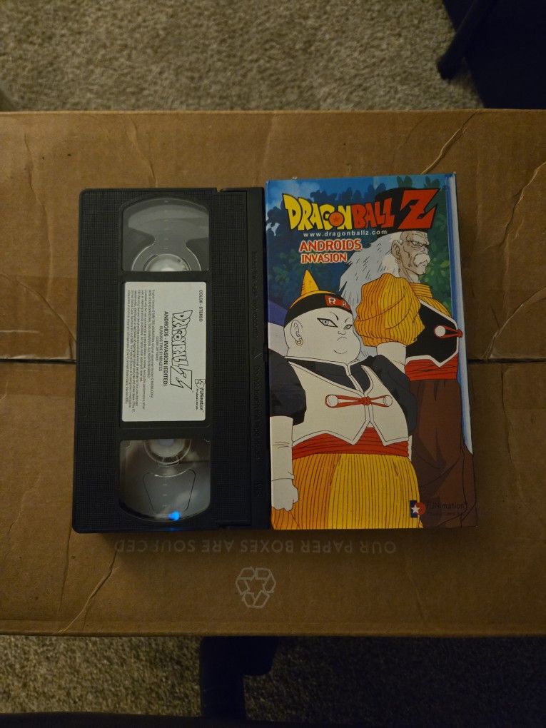 Dragon Ball Z VHS Tape "Dragon Ball Z - Androids: Invasion"