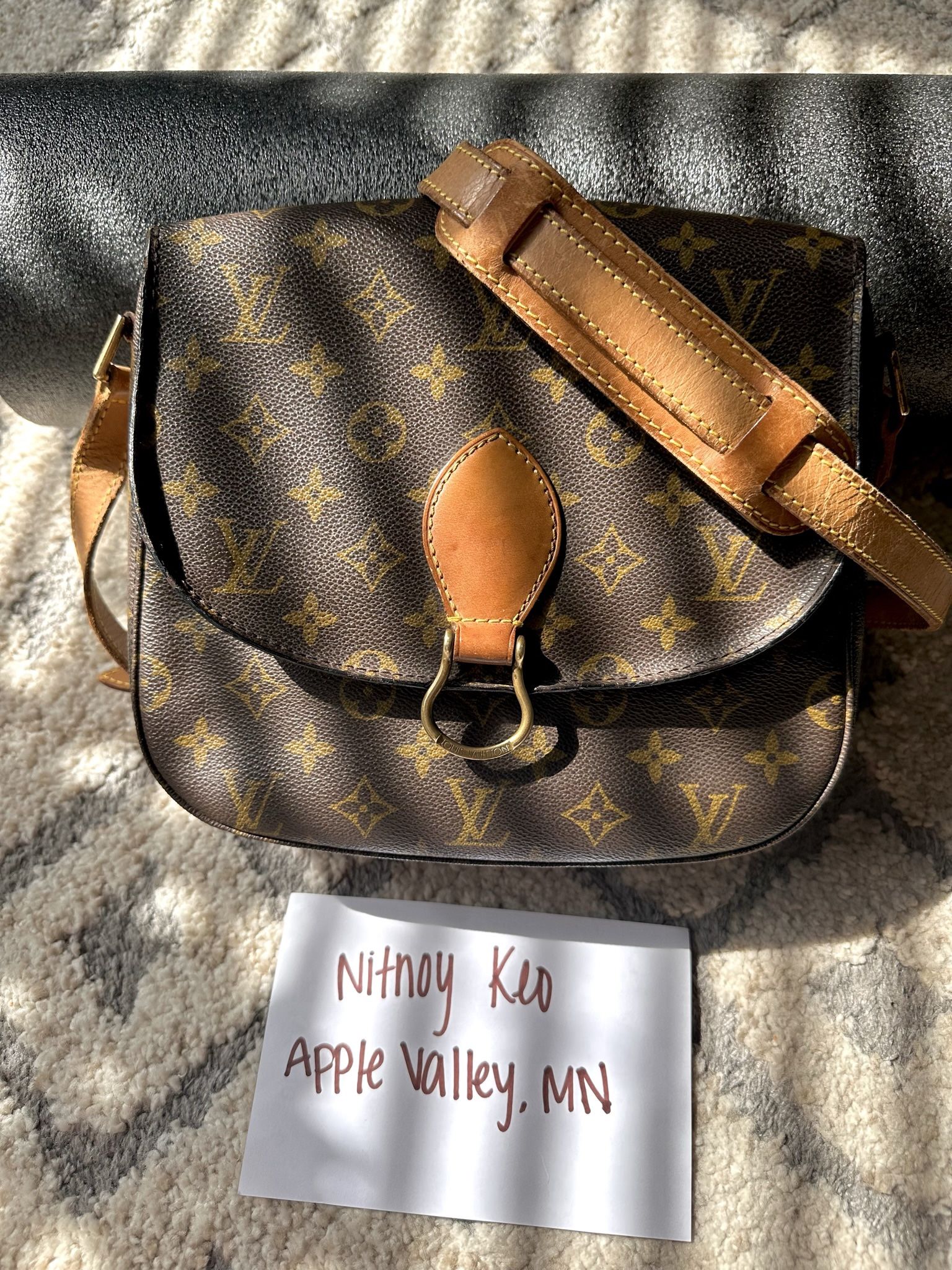 Pre-Owned Louis Vuitton Saint Cloud GM Crossbody Bag - Very Good Condition  