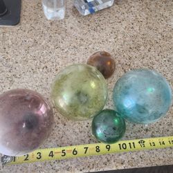 Vintage Japanese Glass Fishing Floats