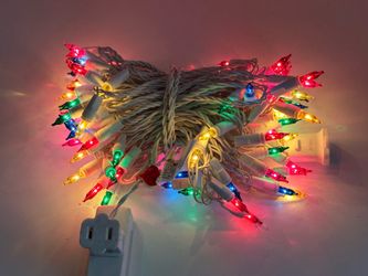 Loose Set UL Decorative Lighting String – 100 LED Multicolored Icicle Lights