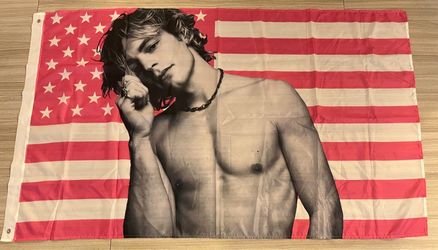 Ross Lynch fabric flag