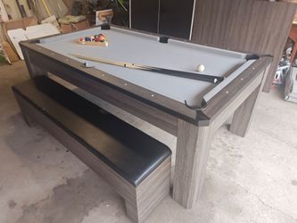 Dining, Pool Table, Ping Pong Engineered Wood top 7Ft