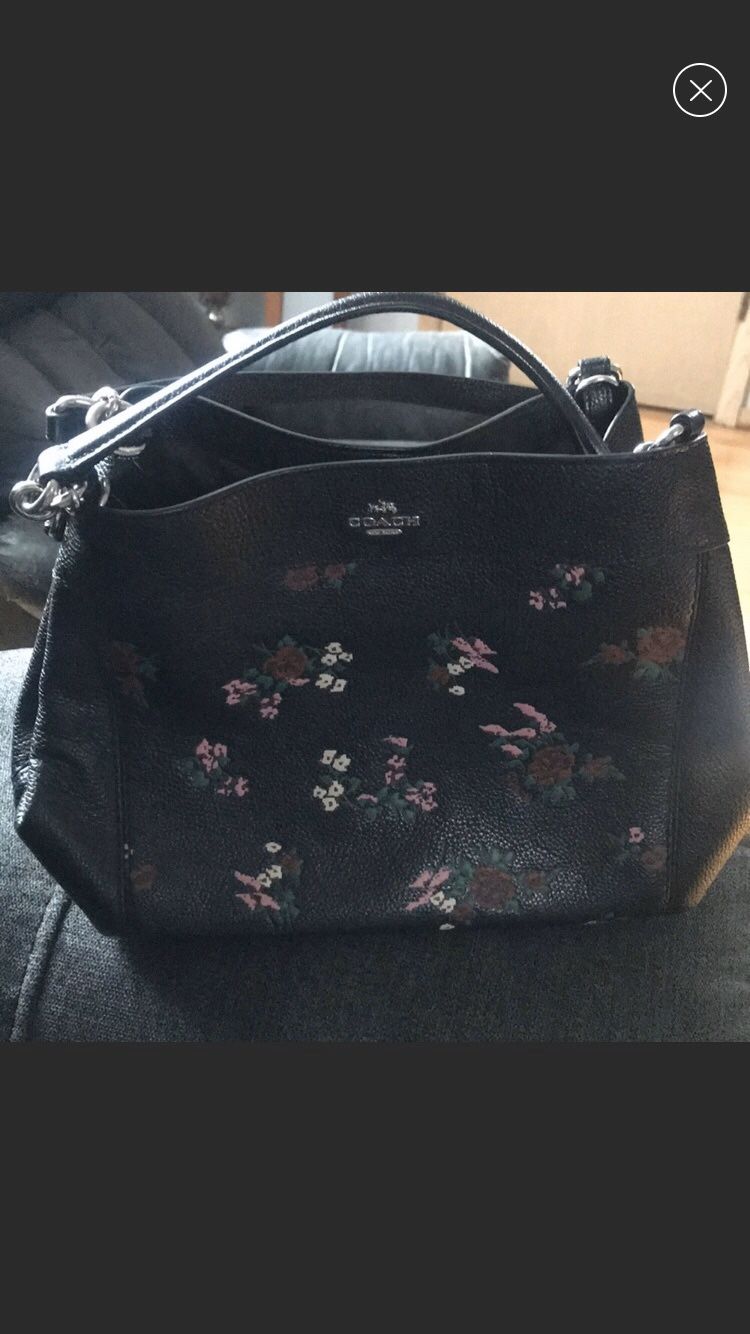 Coach Lexi Floral cross body purse