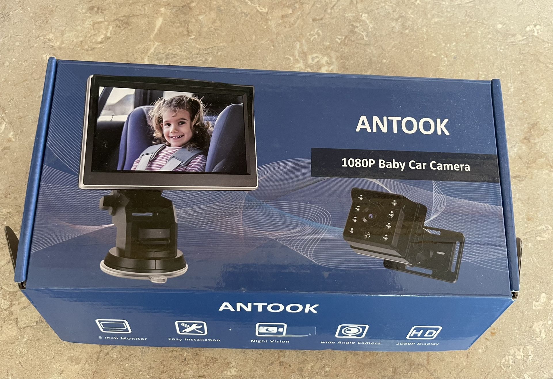 Antook 1080p Baby Car Mirror/camera