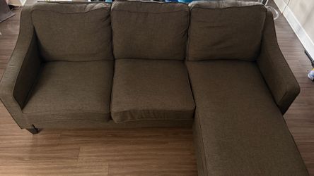 DHP Brighton Reversible Sectional Sofa