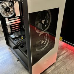 PC CASE WITH HDD POWER SUPPLY AND RGB FANS