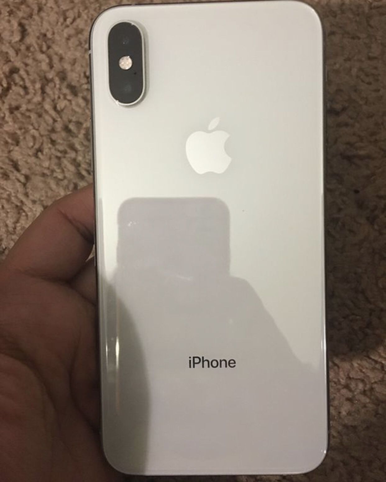 iPhone X in good condition and unlocked @ $375 . Kindly dm with your Number