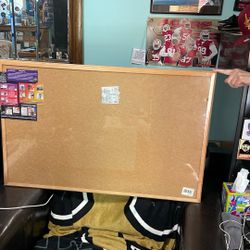 Boone bulletin corkboard 35 x 22 1/2 brand new still sealed and wrapped