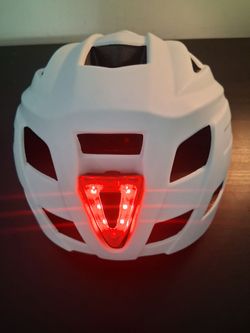 Bicycle Helmet with Rear Lights Size M
