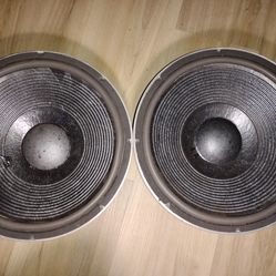 Two JBL 15 INCH SPEAKERS