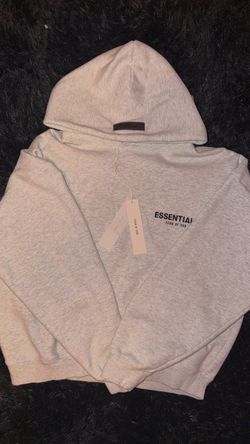 Fear of God Essentials Hoodie Light Heather Grey