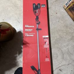 Milwaukee Dual Battery String Trimmer With (2) XC 8.0 Batteries 