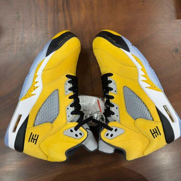 Jordan Air Jordan 5 Retro Yellow Multi in all sizes