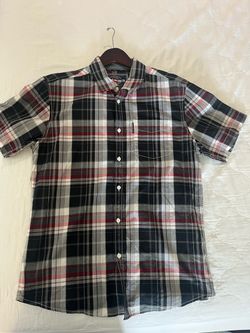 Ecko unlimited plaid men’s short button down shirt cotton size large