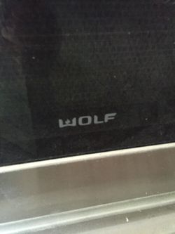 Wolf double oven
