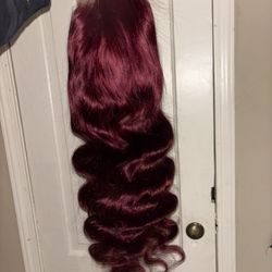 28 Inch Burgandy 13x6 