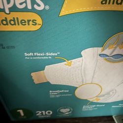Newborn, Size 1 (120 Size 1 (210) Diapers 