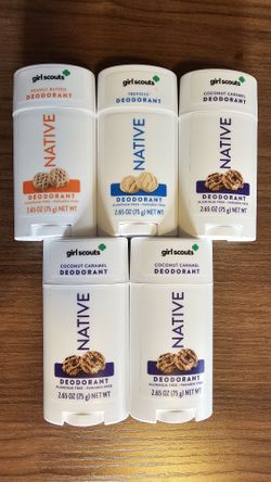 Limited Edition Girl Scouts Native Deodorants (5-pack)