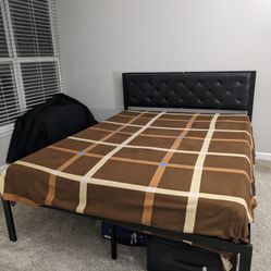 Queen Bedframe AND Mattress Sale. Also Available Separate