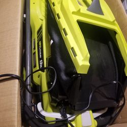 Ryobi Edge Trimmer , Amd And Mower Battery And Charger New In Box Never Used