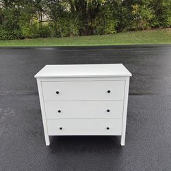 Ikea Koppang White 3 Drawer Dresser Chest Of Drawers