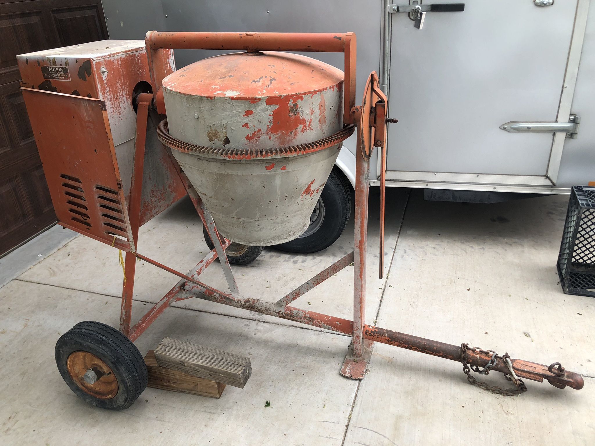 Cement Mixer Concrete Gas Powered