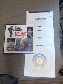 Marty Robbins-Marty! Columbia House 5lp Set.
