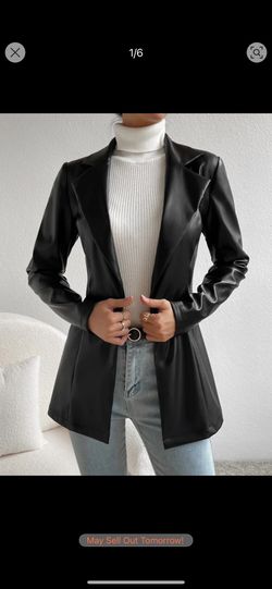 Leather Blazer 
